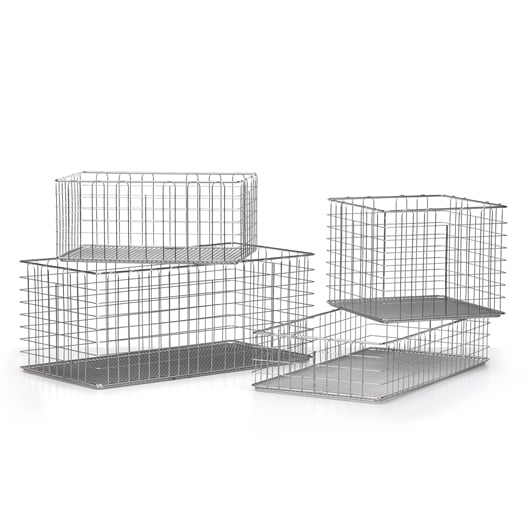 Accessoires pour autoclaves de table : paniers de chargement