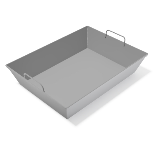Accessoires autoclaves : bac en acier inoxydable