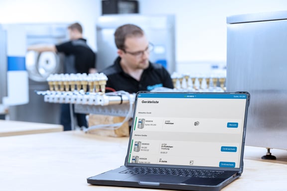 Le logiciel Systec Connect mis en réseau en toute sécurité grâce à l'interface Ethernet intégrée