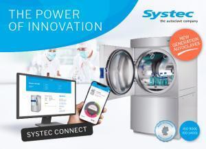Progiciel Systec Connect pour les autoclaves de la série Systec HX