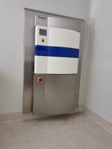 Autoclave Systec à passe-plat fixe pour la stérilisation en laboratoire