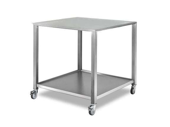 Support avec roulettes pour autoclaves de table